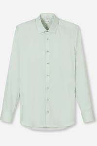 OLYMP Level Five Body Fit Hemd hellgrün, Faux-uni