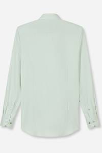 OLYMP Level Five Body Fit Hemd hellgrün, Faux-uni