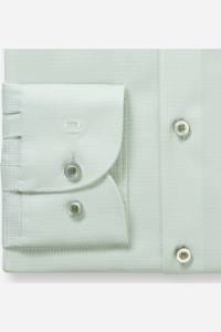 OLYMP Level Five Body Fit Hemd hellgrün, Faux-uni