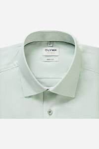 OLYMP Level Five Body Fit Hemd hellgrün, Faux-uni