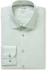 OLYMP Level Five Body Fit Hemd hellgrün, Faux-uni