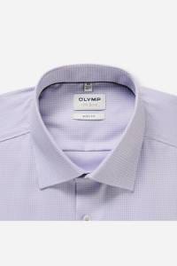 OLYMP Level Five Body Fit Hemd flieder, Faux-uni