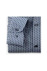 OLYMP Level Five Body Fit Hemd bleu, Bedruckt