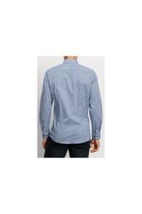 OLYMP Level Five Body Fit Hemd bleu, Bedruckt
