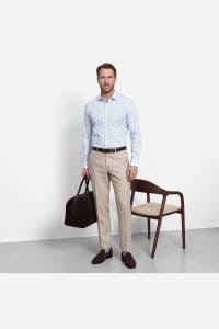 OLYMP Level Five Body Fit Hemd bleu, Bedruckt