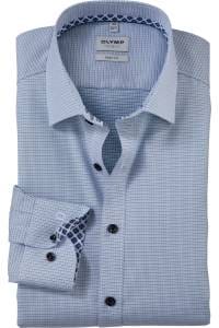 OLYMP Level Five Body Fit Hemd grün, Faux-uni