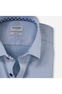OLYMP Level Five Body Fit Hemd grün, Faux-uni