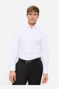 OLYMP Level Five Body Fit Hemd weiss, Einfarbig