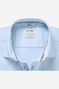 OLYMP Level Five Body Fit Hemd hellblau, Einfarbig