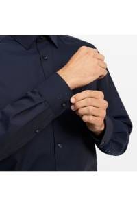 OLYMP Level Five Body Fit Hemd marine, Faux-uni