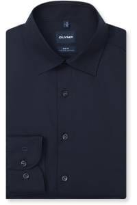 OLYMP Level Five Body Fit Hemd marine, Faux-uni