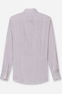 OLYMP Level Five Body Fit Hemd rot, Gestreift