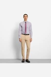 OLYMP Level Five Body Fit Hemd rot, Gestreift