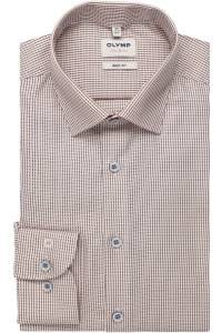 OLYMP Level Five Body Fit Hemd hellrose, Faux-uni