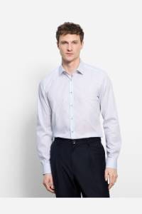 OLYMP Level Five Body Fit Hemd marine, Gestreift
