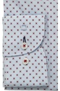 OLYMP Level Five Body Fit Hemd bleu, Bedruckt