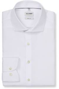 OLYMP Level Five Body Fit Hemd weiss, Faux-uni