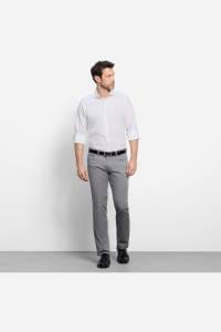OLYMP Level Five Body Fit Hemd weiss, Faux-uni