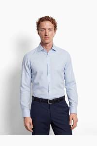 OLYMP Level Five Body Fit Hemd hellblau, Faux-uni