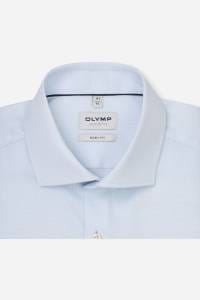 OLYMP Level Five Body Fit Hemd hellblau, Faux-uni