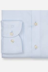 OLYMP Level Five Body Fit Hemd hellblau, Faux-uni