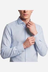 OLYMP Level Five Body Fit Hemd hellblau, Faux-uni
