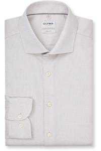 OLYMP Level Five Body Fit Hemd nougat, Faux-uni