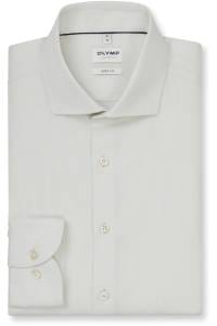 OLYMP Level Five Body Fit Hemd hellgrün, Faux-uni