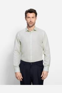 OLYMP Level Five Body Fit Hemd hellgrün, Faux-uni