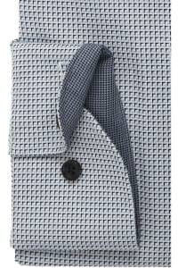 OLYMP Level Five Body Fit Hemd bleu, Faux-uni