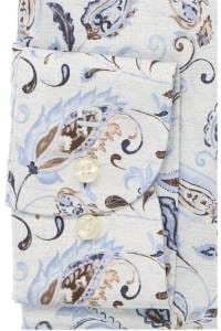 OLYMP Level Five Body Fit Hemd bleu, Bedruckt