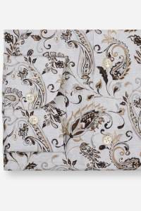 OLYMP Level Five Body Fit Hemd beige, Paisley