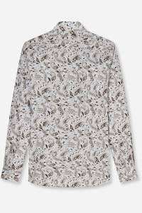 OLYMP Level Five Body Fit Hemd beige, Paisley
