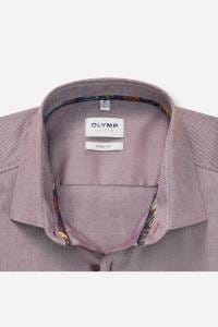 OLYMP Level Five Body Fit Hemd bordeaux, Faux-uni