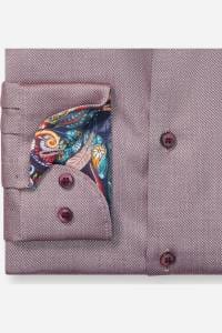 OLYMP Level Five Body Fit Hemd bordeaux, Faux-uni