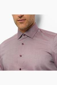 OLYMP Level Five Body Fit Hemd bordeaux, Faux-uni