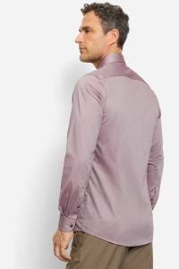 OLYMP Level Five Body Fit Hemd bordeaux, Faux-uni