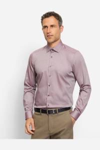 OLYMP Level Five Body Fit Hemd bordeaux, Faux-uni