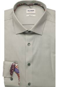 OLYMP Level Five Body Fit Hemd kitt, Faux-uni