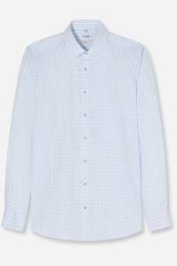 OLYMP Level Five Body Fit Hemd bleu, Kariert