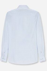 OLYMP Level Five Body Fit Hemd bleu, Kariert