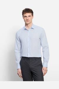 OLYMP Level Five Body Fit Hemd bleu, Kariert