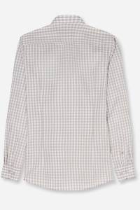 OLYMP Level Five Body Fit Hemd nougat, Kariert