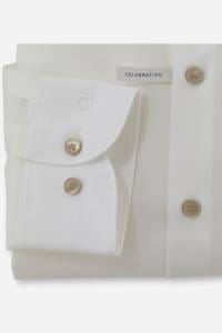 OLYMP Level Five Body Fit Hemd hellbeige, Einfarbig