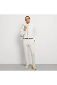 OLYMP Level Five Body Fit Hemd hellbeige, Einfarbig
