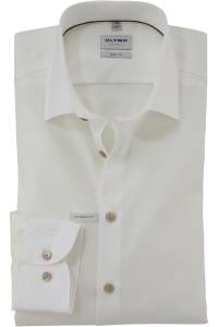 OLYMP Level Five Body Fit Hemd hellbeige, Einfarbig