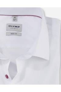 OLYMP Level Five Body Fit Hemd mauve, Einfarbig