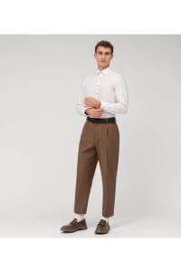 OLYMP Level Five Body Fit Hemd mauve, Einfarbig