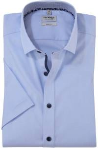 OLYMP Level Five Body Fit Hemd bleu, Einfarbig