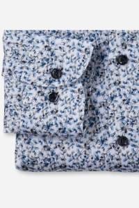 OLYMP Level Five Body Fit Hemd bleu, Bedruckt